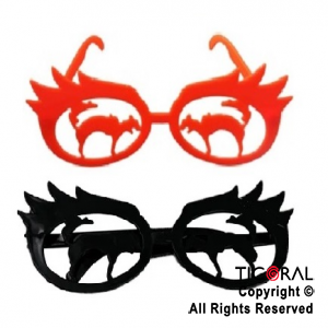 ANTEOJO GATO HALLOWEEN PLASTICOS x 12